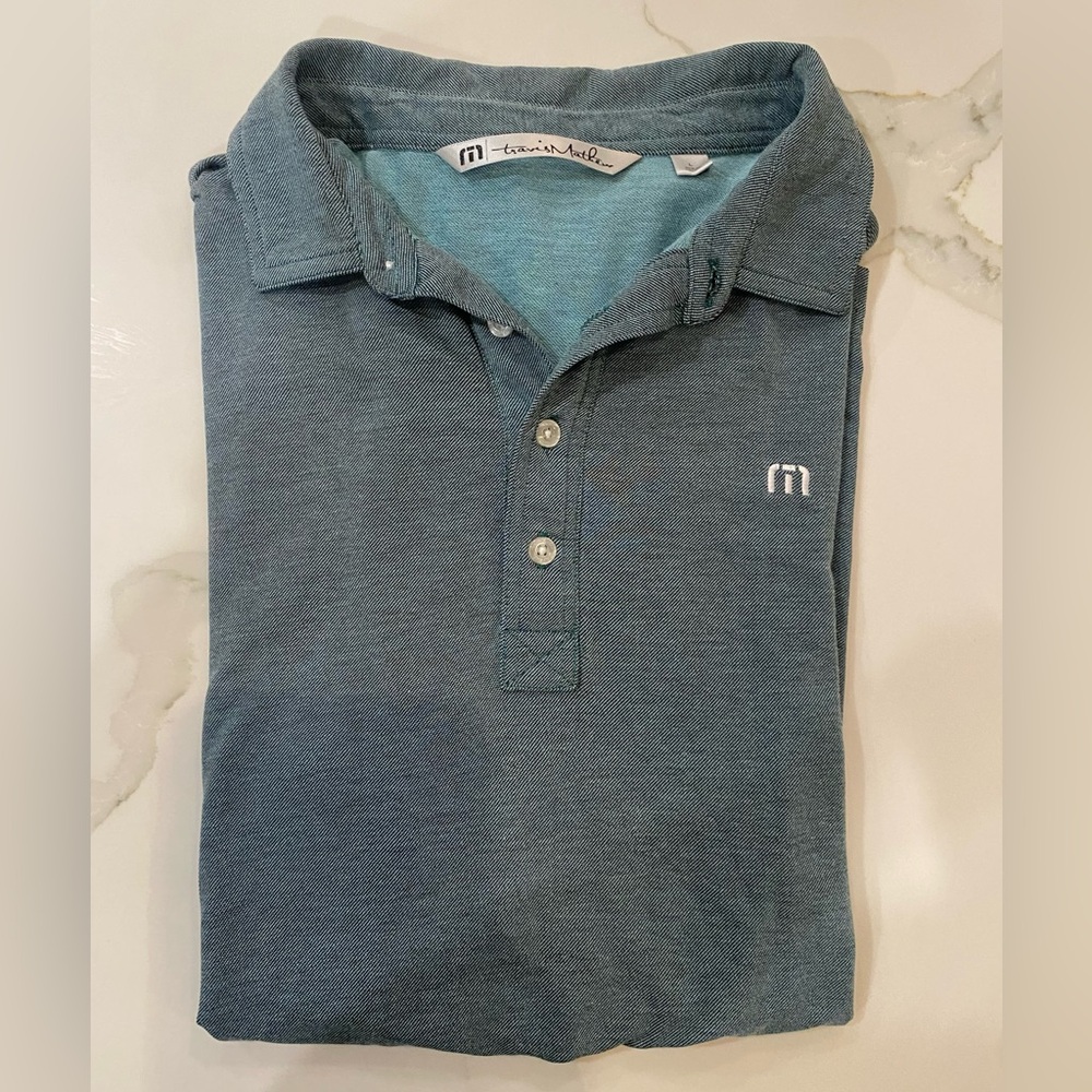 Travis Mathew Lightweight Polo in Olive, Large